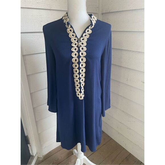 Lily Pulitzer Women’s Grace Lynn Stretch Dress Blue Size 2 - Picture 11 of 11